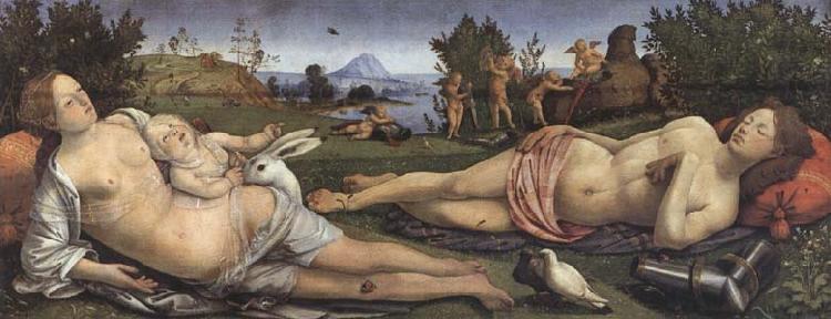 Piero di Cosimo,Venus and Mars, Sandro Botticelli